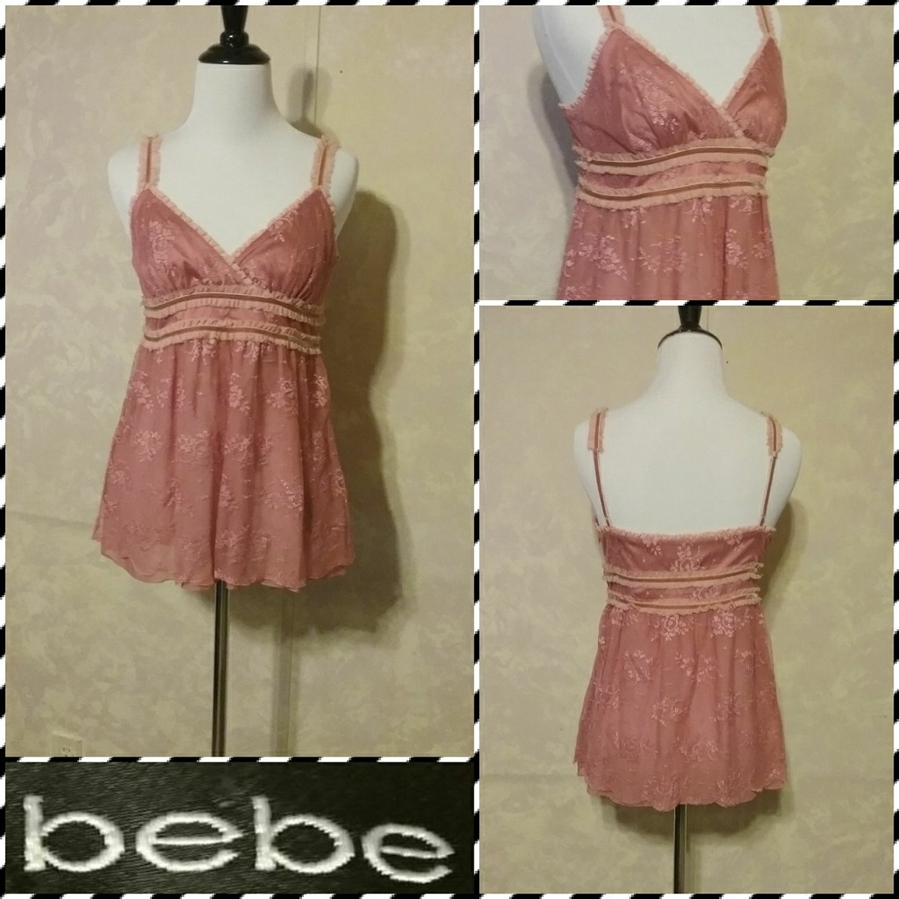 bebe lace top